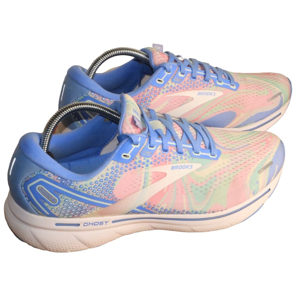 Brooks Ghost 14 Tie Dye Cotton Candy Limited Edition Tennis Shoes Size 11